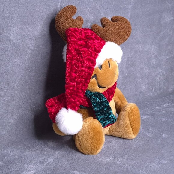 Vintage Dan Dee Tickle Wiggle Christmas Smiley Grandma Got Ranover Plush - Picture 4 of 7